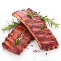 AI Generated Image of Pork Ribs Royalty Free Stock Photo