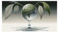 Earth\'s Tears: A Call to Save Water, Made with Generative AI