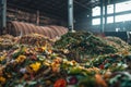 Industrial Recycling Plant Processing Organic Waste