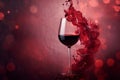 Red Wine Valentine Day background