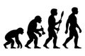 Human Evolution Progression Stages Primitive To Modern Concept Royalty Free Stock Photo