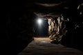 Resurrection. Cave interior with light shining through Royalty Free Stock Photo