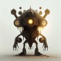 Steampunk fantasy monster Royalty Free Stock Photo