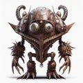 Steampunk fantasy monster Royalty Free Stock Photo
