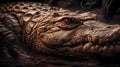 Scaly Skin of a Crocodile, Made with Generative AI