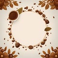 Coffee Border, Made with Generative AI