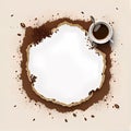 Coffee Border, Made with Generative AI