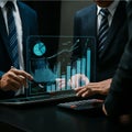 AI-Generated Image: Growth Chart Depicting Business Success