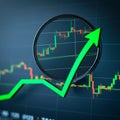 AI-Generated Image: Growth Chart Depicting Business Success