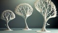 Piped Trees: A Futuristic Design of Artificial Foliage, Made with Generative AI