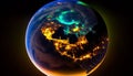 Earth\'s Luminous Radiance, Made with Generative AI