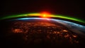 Earth\'s Luminous Radiance, Made with Generative AI