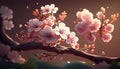 Delicate Cherry Blossom, Made with Generative AI