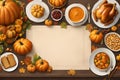 a table adorned with a lavish spread of delectable dishes on thanksgiving day
