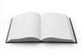 Blank book isolated on white as a product images for designers Royalty Free Stock Photo