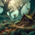 A fantasy styled hut Royalty Free Stock Photo