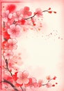 Spring Festival Couplets Chunlian Chinese new year pattern Royalty Free Stock Photo