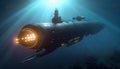 Steampunk submarine