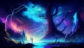 Electric Dreamscape: Surreal and Ethereal Art Made with Generative AI