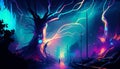 Electric Dreamscape: Surreal and Ethereal Art Made with Generative AI