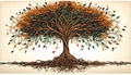 Rooted in Unity: A Symbolic Family Tree, Made with Generative AI