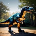 AI generated image of a T-Rex species of carnivorous dinosaur