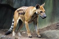 AI generated image of a Tasmanian Tiger