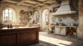 A Culinary Journey Through Time: Exploring an Empty Ancient Roman Kitchen