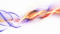 Colorful twirl of sparks Royalty Free Stock Photo