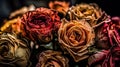 Vibrant Roses Close-Up, Made with Generative AI