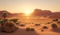 desert vallley HD 8K wallpaper stock photographic image