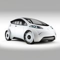 ai generated images of unique electric charging car