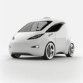 ai generated images of unique electric charging car