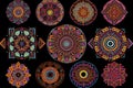 Intricate Mandala Design with Geometric Patterns, Made with Generative AI