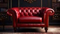 photorealistic studio photo of an accent chair Royalty Free Stock Photo