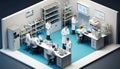 AI-Generated Lab Scene Royalty Free Stock Photo
