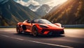 the mclaren 720s roadster driving on a mountain road