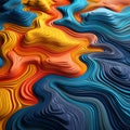 Ai generated modern abstract of vibrant texture background