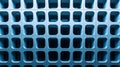AI-generated Modern Architectural Grid Pattern Blue Light Royalty Free Stock Photo
