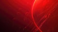 The AI-generated photo shows a red abstract background with a glowing red circle in the center