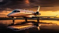 AI Generated Private Jet Risks Challenges and Safety in Luxury Travel Royalty Free Stock Photo