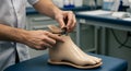 AI-Generated Prosthetic Foot Assembly Royalty Free Stock Photo