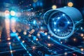Household cameras with advanced security setup use multi-factor authentication, digital encryption, and video technology for secur