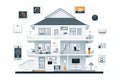 Implement secure networking infrastructure across cityscapes using Security technology with network command, ensuring biometric in