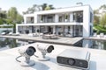 Electronic features enhance camera control, protecting against security breaches with alarm systems and CCTV installations.