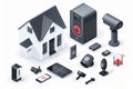 Adapting wireless security systems for emergencies involves strong smartphone control capabilities in modern security technology.
