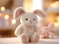 AI generated rabbit soft toy