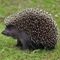 AI generated realistic image of a porcupine with body full of needles