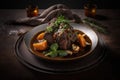 AI generated roast oxtail, oxtail srew