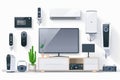 Implement smart safety protocols in your home with automated security measures, featuring protection through watchful surveillance